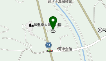 峰温泉の地図画像