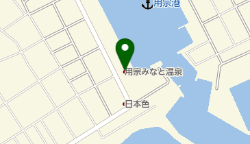 用宗みなと温泉の地図画像