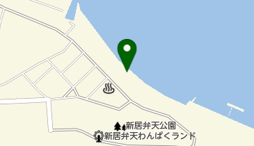 新居弁天海水浴場の地図画像