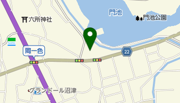 門池の地図画像