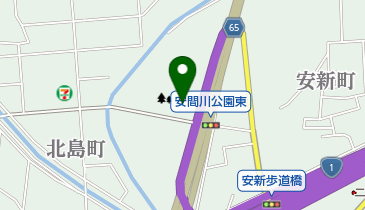 安間川公園の地図画像