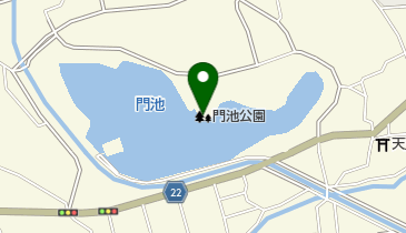 門池公園の地図画像