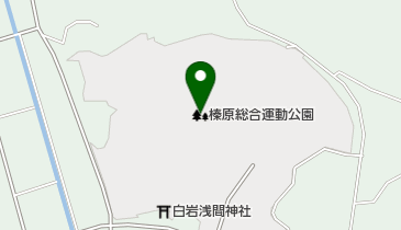 榛原総合運動公園の地図画像