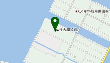 弁天島公園の地図画像