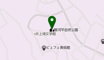 駿河平自然公園の地図画像