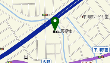 広野緑地の地図画像