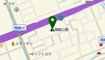 堀越公園の地図画像