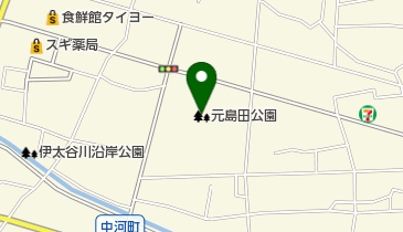 元島田公園の地図画像