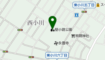 堅小路公園の地図画像