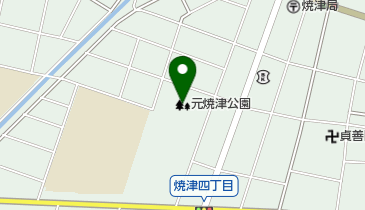 元焼津公園の地図画像