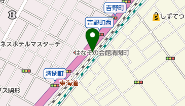 ジャパンレンタカー静岡の地図画像
