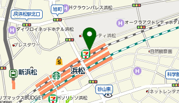 駅レンタカー浜松営業所の地図画像