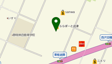FLYING TIGER COPENHAGENららぽーと沼津ストアの地図画像