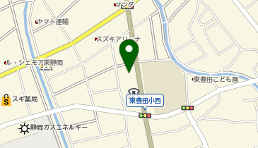 ニコニコレンタカー東静岡池田店の地図画像