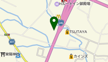 快活CLUB御殿場店の地図画像