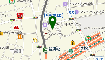 快活CLUB浜松駅北口店の地図画像