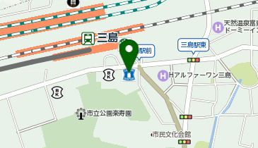 ライザップ三島店の地図画像