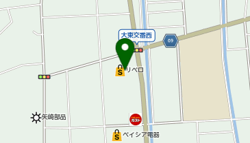カーブスリベロ大東の地図画像