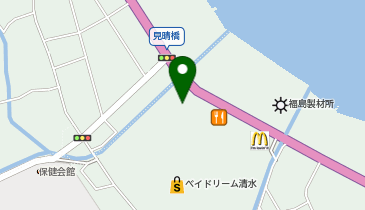 さわやかベイドリーム清水店の地図画像