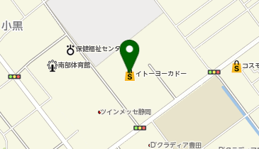 ポッポ静岡店の地図画像