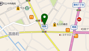 ゆず庵富士青島店の地図画像