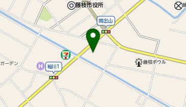 ゆず庵藤枝店の地図画像