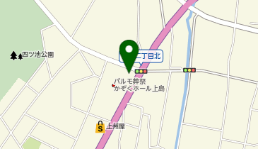 ゆず庵浜松上島店の地図画像