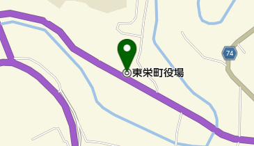 東栄町役場の地図画像