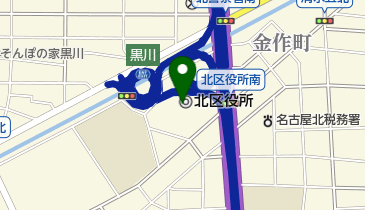 名古屋市北区役所の地図画像