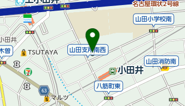 名古屋市西区役所山田支所の地図画像