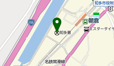 知多警察署の地図画像