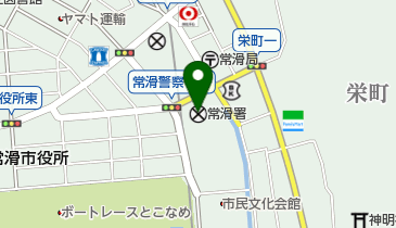 常滑警察署の地図画像