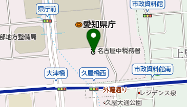 名古屋中税務署の地図画像