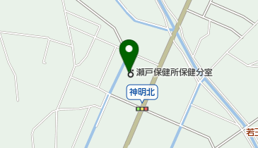 瀬戸保健所豊明保健分室の地図画像