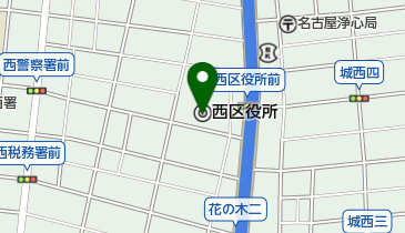 名古屋市保健所西保健センターの地図画像