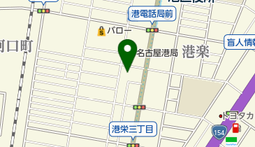 名古屋市保健所港保健センターの地図画像