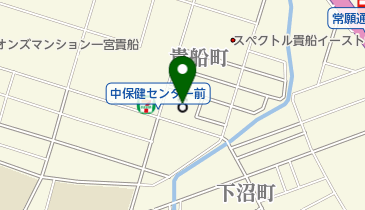 一宮市中保健センターの地図画像