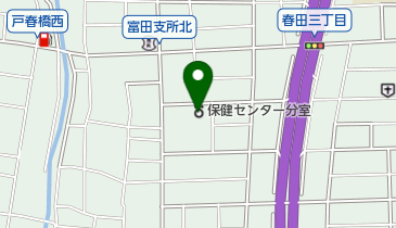 名古屋市保健所中川保健センター富田分室の地図画像