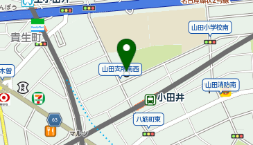 名古屋市保健所西保健センター山田分室の地図画像