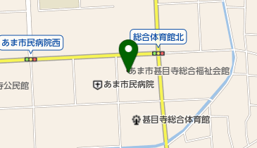 あま市甚目寺総合福祉会館の地図画像