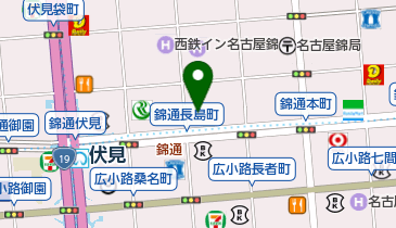 ハローワーク名古屋中の地図画像
