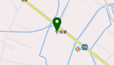 豊田市南消防署の地図画像