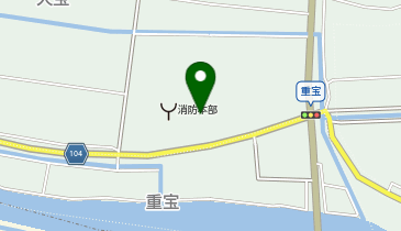 海部南部消防組合消防署の地図画像