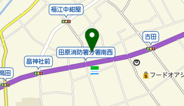 田原市消防署渥美分署の地図画像