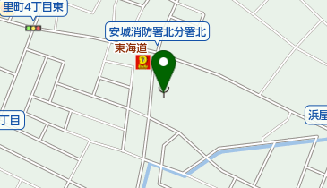 安城消防署北分署の地図画像