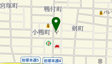 中村消防署岩塚出張所の地図画像