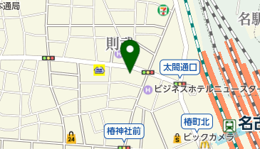 中村消防署椿出張所の地図画像