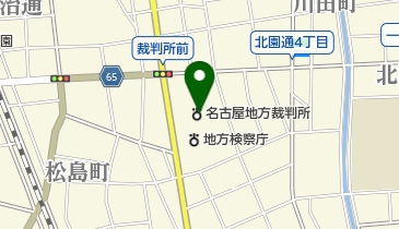 一宮簡易裁判所の地図画像