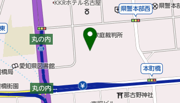名古屋簡易裁判所交通部の地図画像