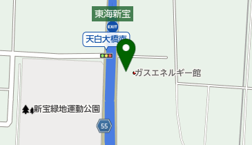 ガスエネルギー館の地図画像